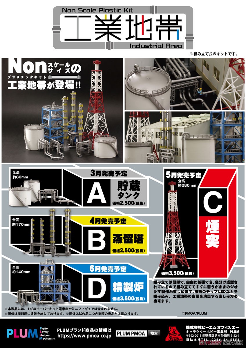 工業地帯D(精製炉) (プラモデル) その他の画像1