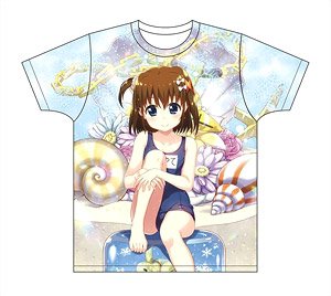 Magical Girl Lyrical Nanoha Detonation Full Color Print T-Shirt Snow Dome Hayate M (Anime Toy)