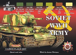 WWII ソ連陸軍カラーセット (塗料)