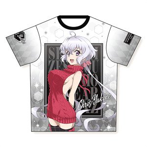 Senki Zessho Symphogear AXZ Full Graphic T-Shirt Chris Yukine (Koakuma Sweater Style) (Anime Toy)