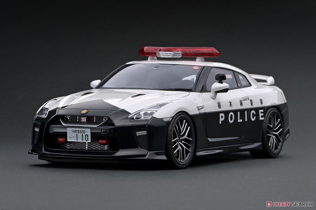 Nissan GT-R (R35) 2018 Tochigi Prefectural Police Highway Traffic Police Corps Vehicle (Diecast Car) Item picture1