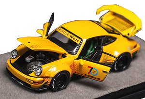 RWB 964 70th Yellow (Full Opening and Closing) (Diecast Car)