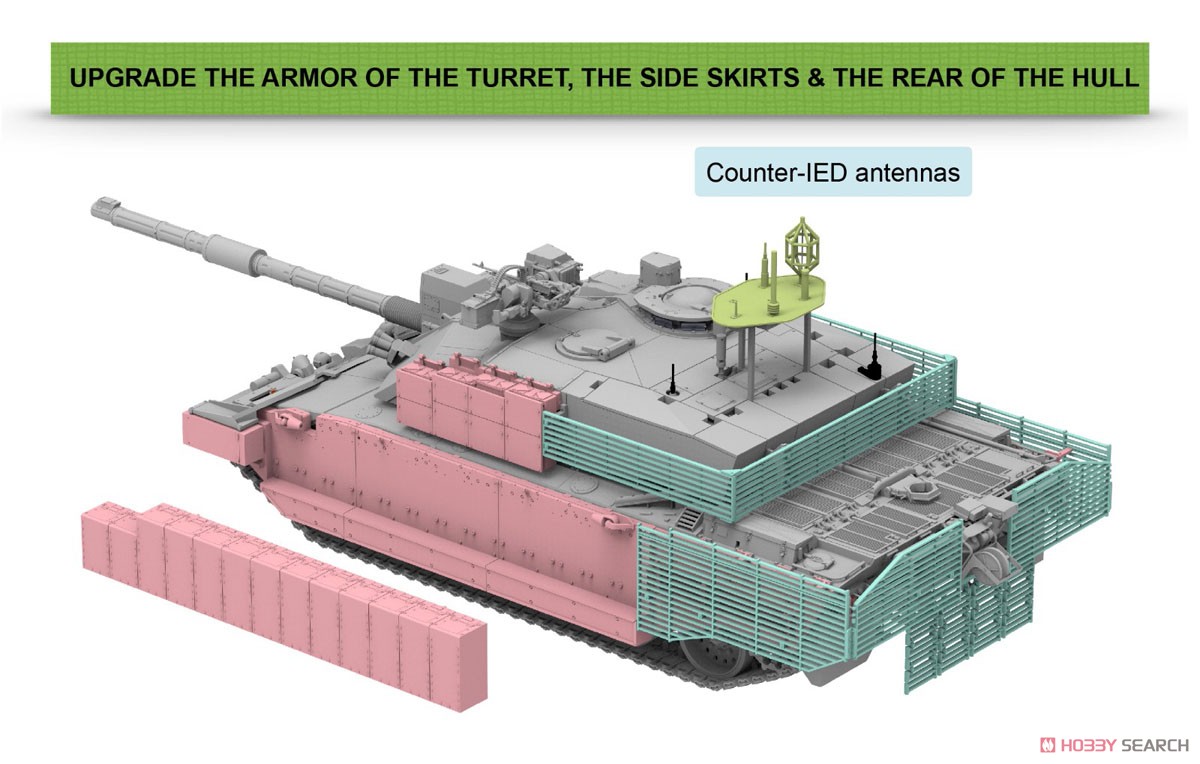 チャレンジャー2 TES 「メガトロン」 イギリス軍主力戦車 (プラモデル) その他の画像3
