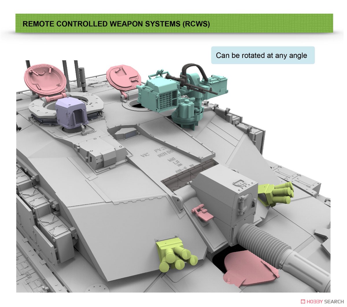 チャレンジャー2 TES 「メガトロン」 イギリス軍主力戦車 (プラモデル) その他の画像7