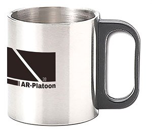 Girls` Frontline Stainless Mug Cup 4 AR Platoon (Anime Toy)