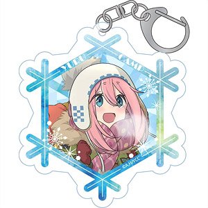 Yurucamp First Snow Camp Acrylic Key Ring [Nadeshiko] (Anime Toy)