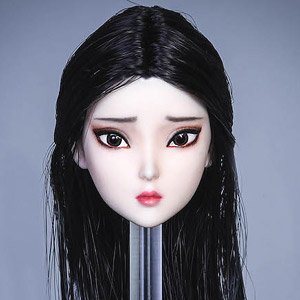 Sexy Beauty Head Ancient Long Hair Sad Face A (Fashion Doll)