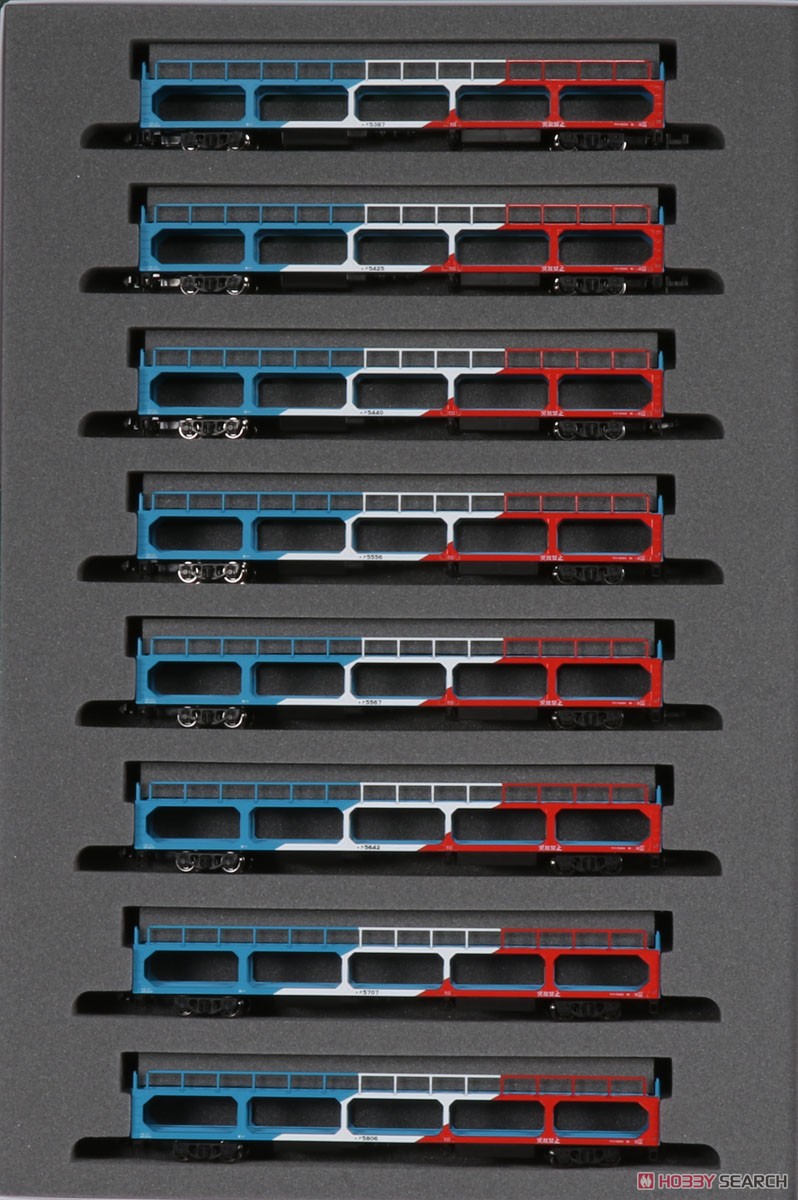 ク5000 トリコロールカラー 8両セット (8両セット) (鉄道模型) 商品画像12