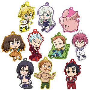 The Seven Deadly Sins: Wrath of the Gods Trading Acrylic Chain (Set of 10) (Anime Toy)
