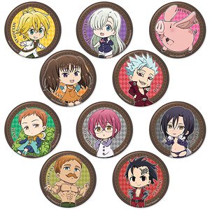 The Seven Deadly Sins: Wrath of the Gods Trading Can Badge (Set of 10) (Anime Toy)