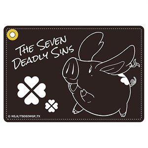 The Seven Deadly Sins: Wrath of the Gods Synthetic Leather Pass Case B [Hawk] (Anime Toy)