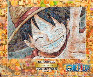 One Piece No.1000-583 One Piece Mosaic Art [Luffy] (Jigsaw Puzzles) -  HobbySearch Anime Goods Store