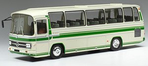 Mercedes-Benz O302-10R 1972 Cream/Green (Diecast Car)