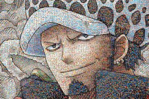 One Piece No.1000-583 One Piece Mosaic Art [Law] (Jigsaw Puzzles)