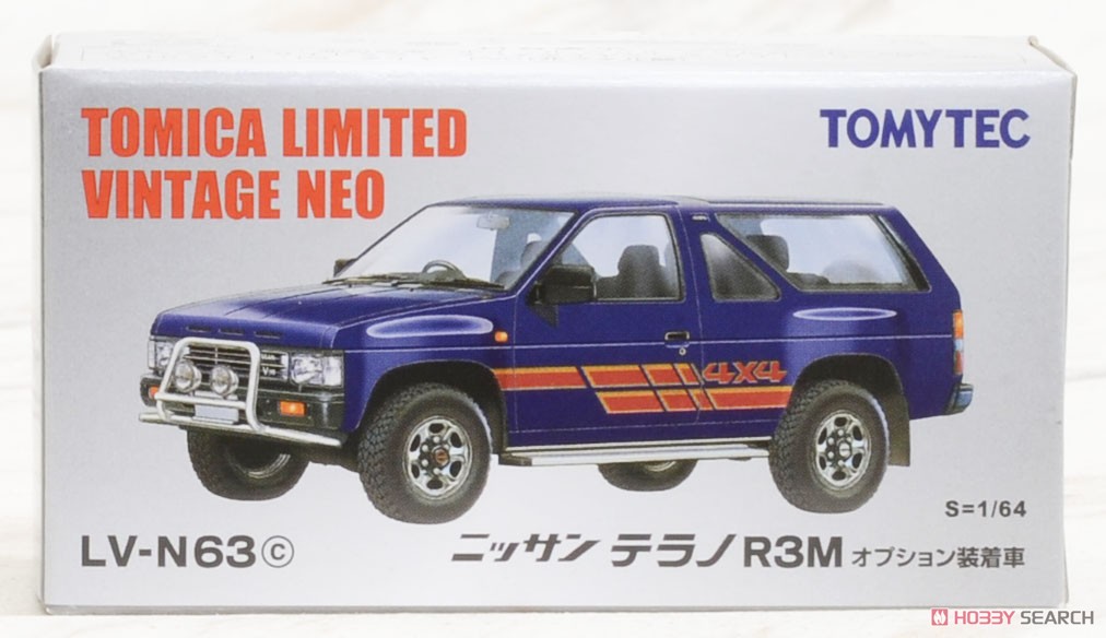 TLV-N63c 日産テラノ R3M (紺) (ミニカー) パッケージ1