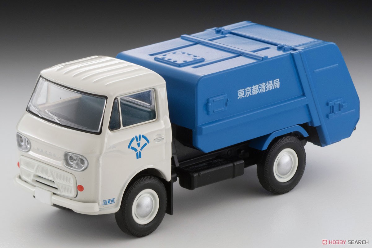 TLV-186a Mazda E2000 Garbage Truck (White/Blue) (Diecast Car) Item picture1
