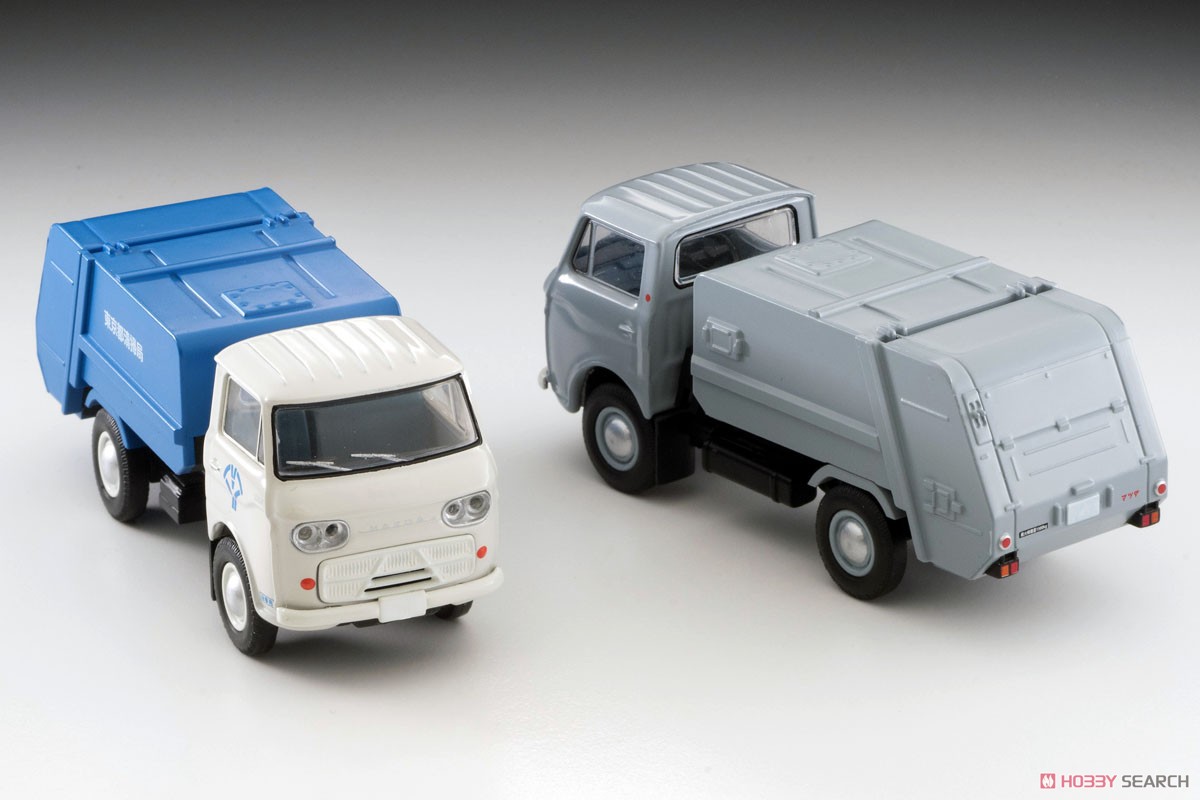 TLV-186a Mazda E2000 Garbage Truck (White/Blue) (Diecast Car) Other picture1