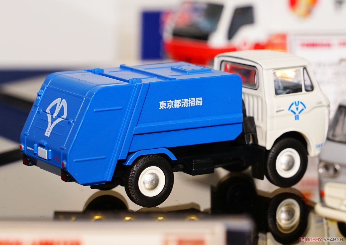 TLV-186a Mazda E2000 Garbage Truck (White/Blue) (Diecast Car) Other picture2