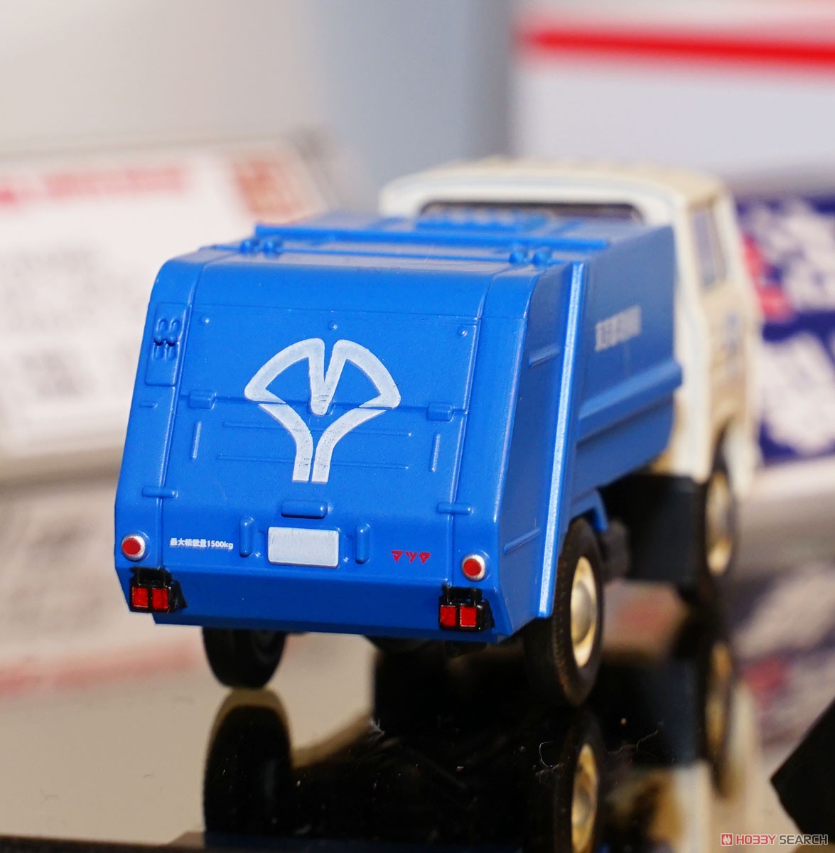 TLV-186a Mazda E2000 Garbage Truck (White/Blue) (Diecast Car) Other picture3