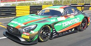 Mercedes-AMG GT3 No.77 Mercedes-AMG Team Craft-Bamboo Racing FIA GT World Cup Macau 2019 (Diecast Car)