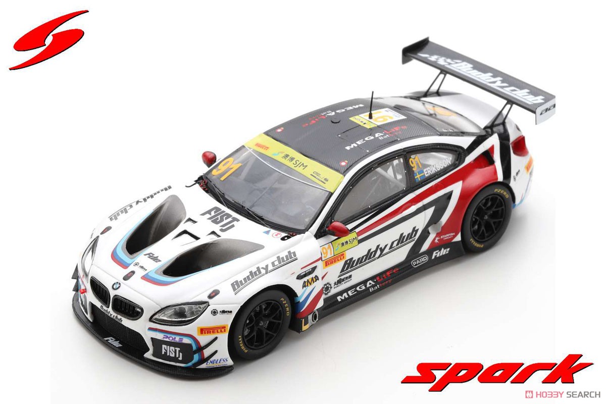 BMW M6 GT3 No.91 FIST - Team AAI FIA GT World Cup Macau 2019 Joel Eriksson (Diecast Car) Item picture1