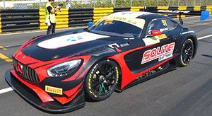 Mercedes-AMG GT3 No.97 Solite Indigo Racing FIA GT World Cup Macau 2019 Roelof Bruins (ミニカー)
