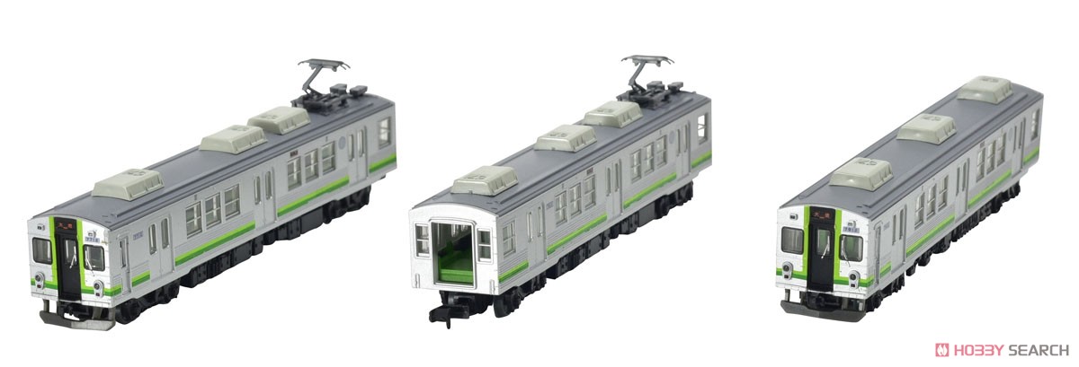 鉄道コレクション 養老鉄道 7700系 TQ12編成 (緑歌舞伎) 3両セット A (3両セット) (鉄道模型) 商品画像1