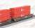 MAXI-IV BNSF Swoosh New Logo w/HUB (Red) Container (3-Car Set) (Model Train) Item picture4