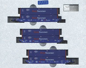 MAXI-IV Pacer #BRAN6066 w/Pacer Container (3-Car Set) (Model Train)
