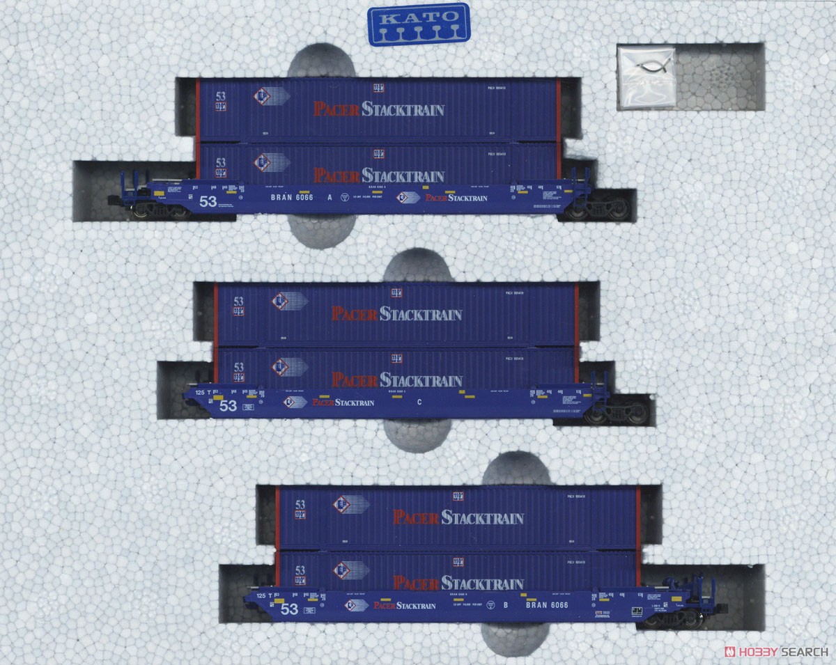 MAXI-IV Pacer #BRAN6066 w/Pacer Container (3-Car Set) (Model Train) Item picture1