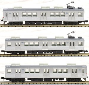 The Railway Collection Yoro Railway Series 7700 Formation TQ03 (Red Line) Three Car Set B (3-Car Set) (Model Train)