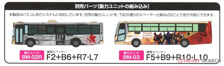 ザ・バスコレクション 小田急箱根高速バス エヴァンゲリオンラッピング (2台セット) (鉄道模型) 解説2