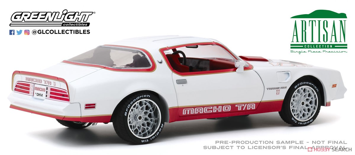 Artisan Collection - 1978 Pontiac Firebird `Macho Trans Am` #11 White and Red (Diecast Car) Item picture2