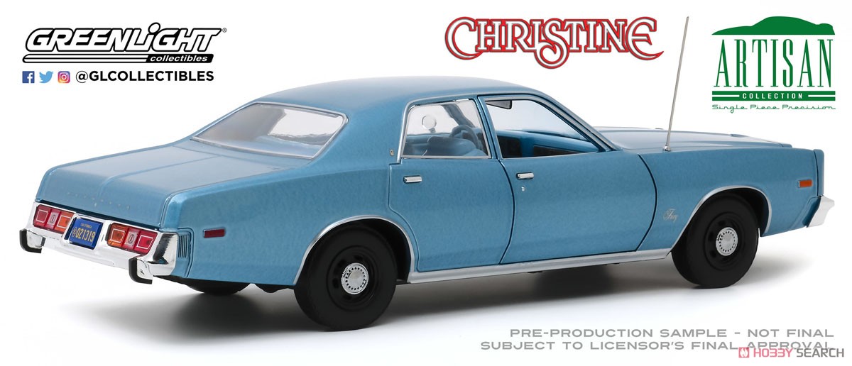 Artisan Collection - Christine (1983) - Detective Rudolph Junkins` 1977 Plymouth Fury (Diecast Car) Item picture2