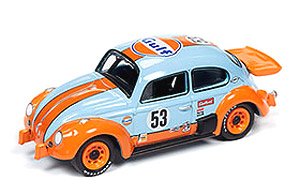 Volkswagen Beetle Racing Gulf Light Blue (Diecast Car)