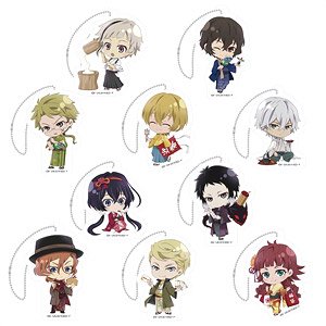 Bungo Stray Dogs Puchichoko Trading Acrylic Key Ring -Winter- w/Bonus Item (Set of 10) (Anime Toy)