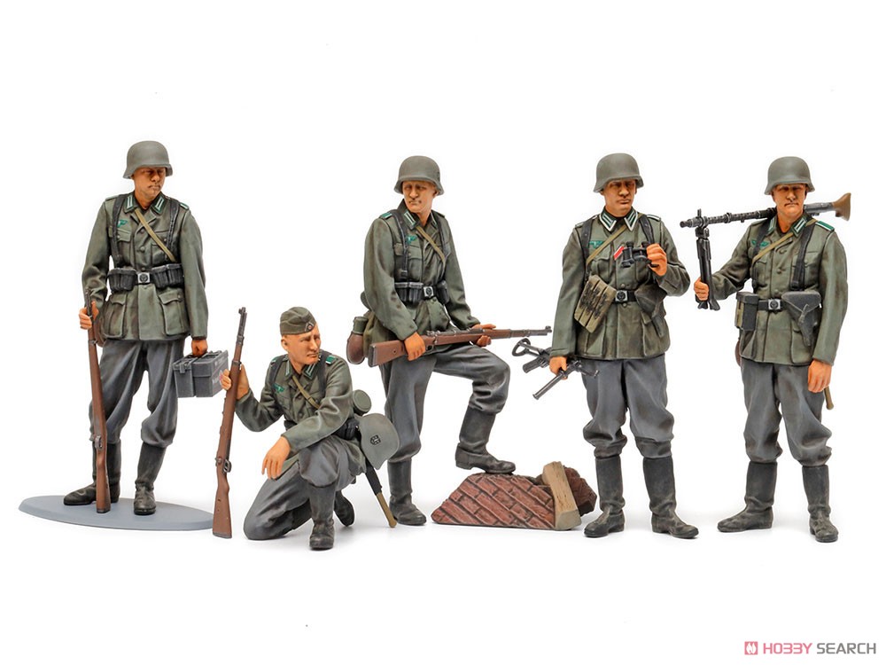 ドイツ歩兵セット (大戦中期) (プラモデル) 商品画像1