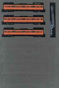 J.N.R. Commuter Train Series 103 (Early Type Non Air-Conditioned Car / Orange) Standard Set A (Basic 3-Car Set) (Model Train)