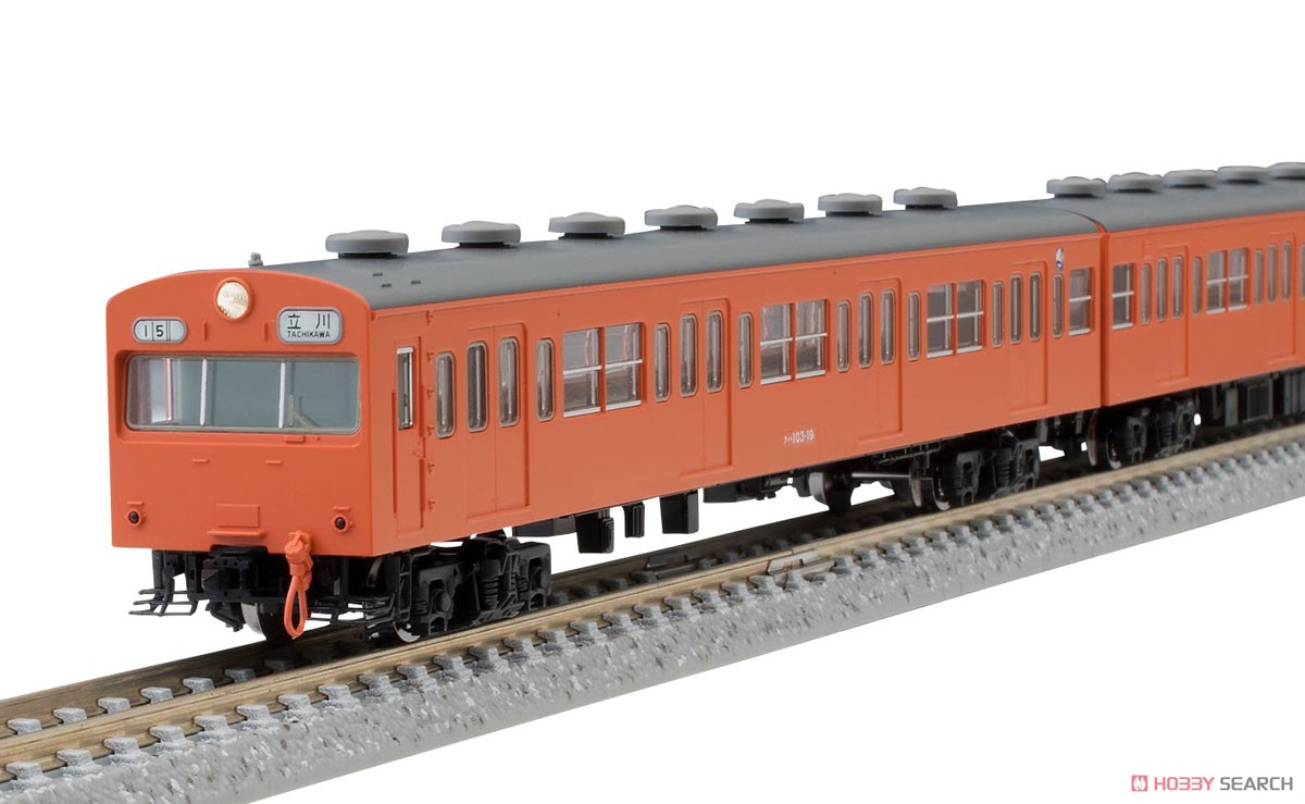 国鉄 103系 通勤電車 (初期型非冷房車・オレンジ) 基本セットA (基本・3両セット) (鉄道模型) 商品画像10