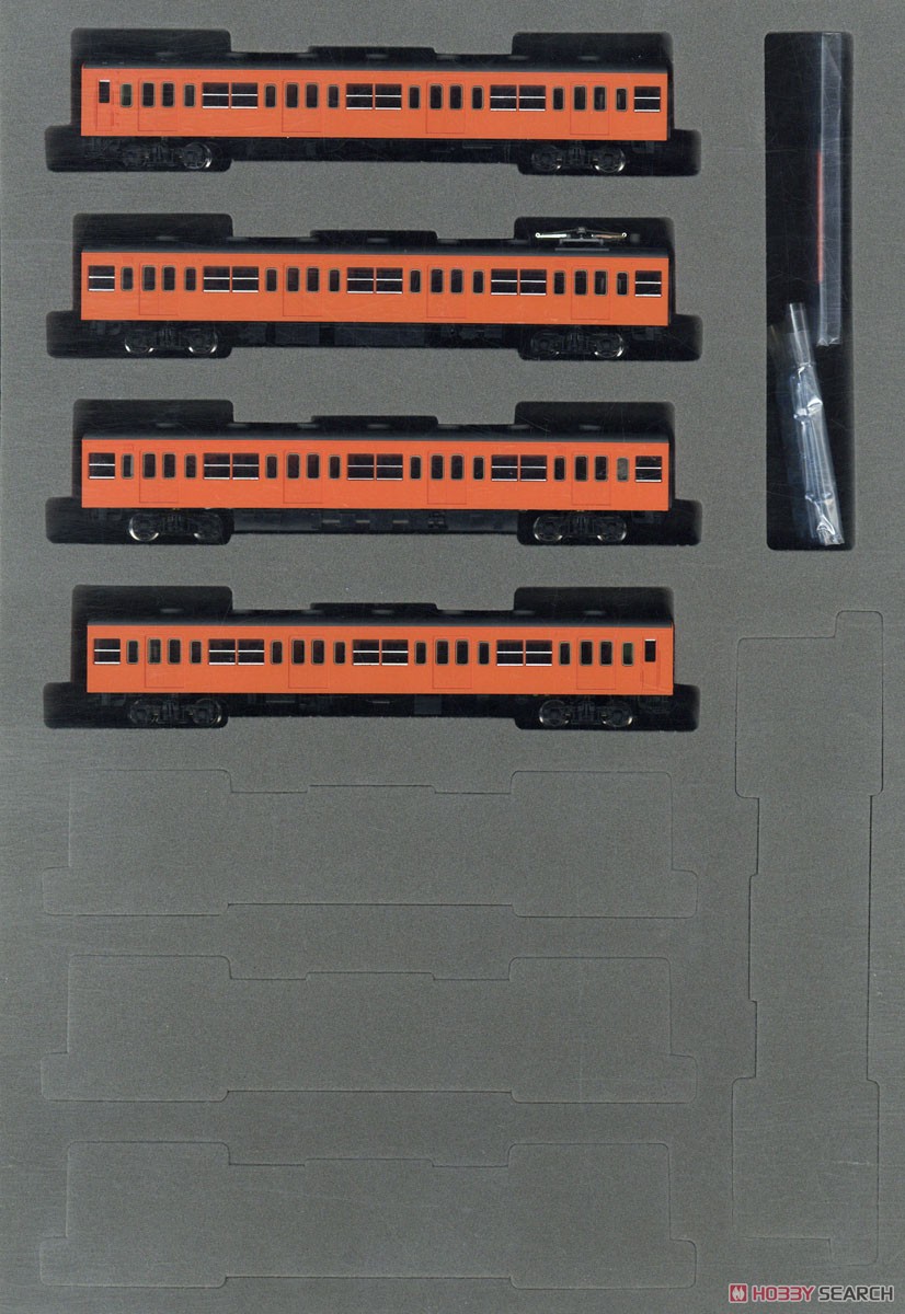 国鉄 103系 通勤電車 (初期型非冷房車・オレンジ) 基本セットB (基本・4両セット) (鉄道模型) 商品画像1
