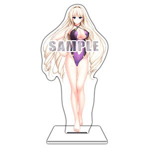 Unionism Quartet A3-Days Acrylic Big Figure Silveria Swimsuit Ver. (Anime Toy)