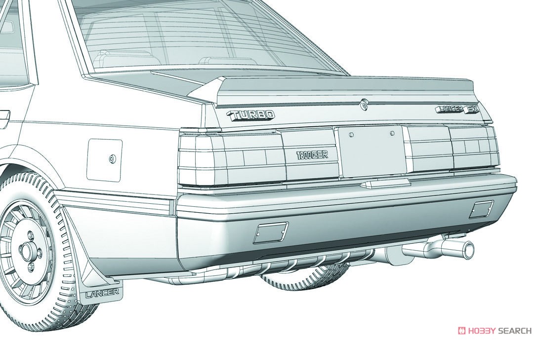 三菱 ランサー EX 1800GSR ターボ (インタークーラー) (プラモデル) その他の画像4