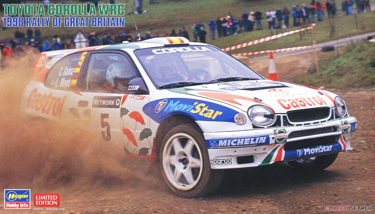 トヨタ カローラ WRC `1998 ラリー オブ グレートブリテン` (プラモデル) パッケージ1