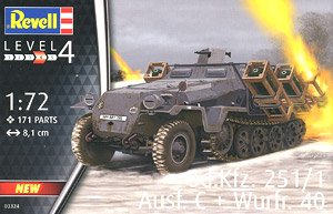 German Sd.Kfz.251/1 Ausf.C Wurfrahmen 40 Equipped Type (Plastic model)