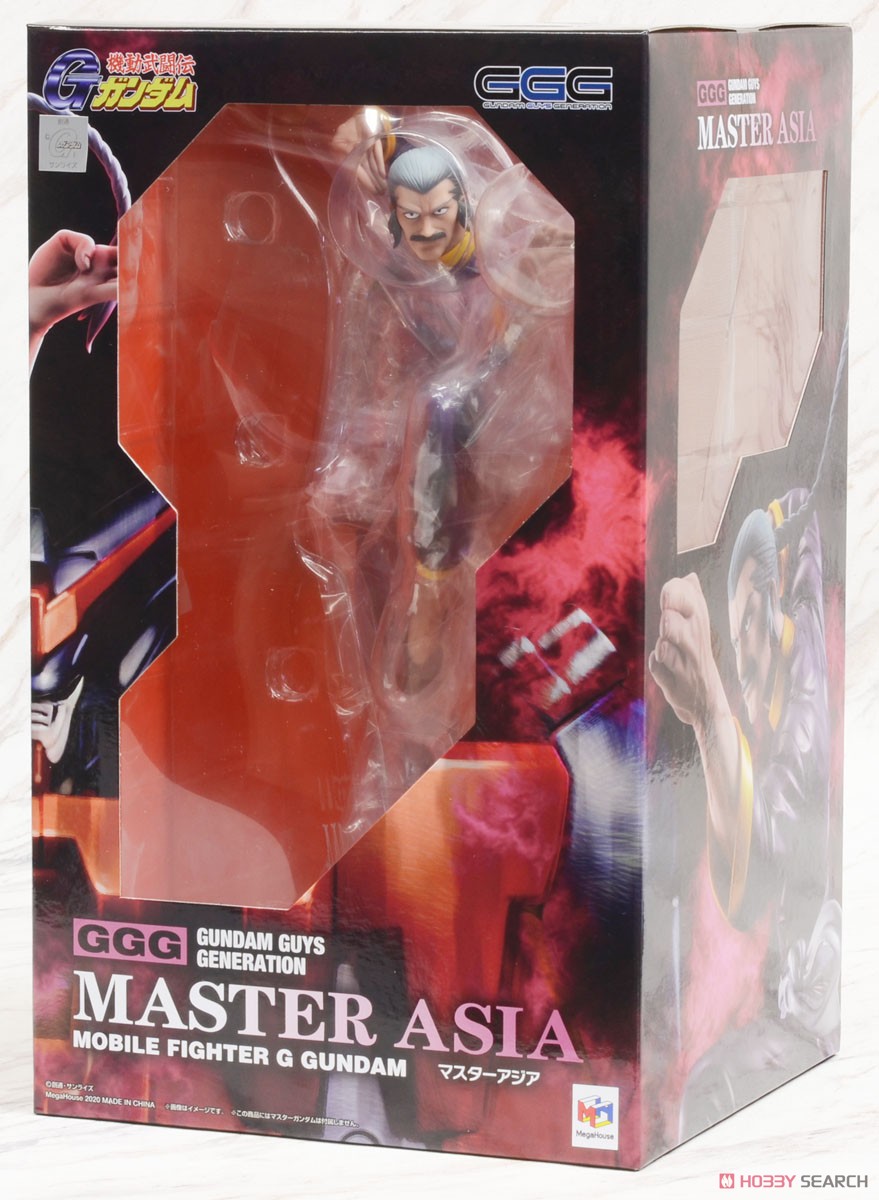 GGG Mobile Fighter G Gundam Master Asia (PVC Figure) Package1