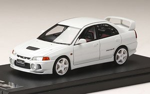 Mitsubishi Lancer GSR Evolution IV (CN9A) Custom Version Scotia White (Diecast Car)
