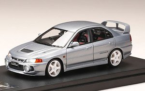 三菱 ランサー GSR Evolution IV (CN9A) カスタムバージョン スチールシルバー (ミニカー)