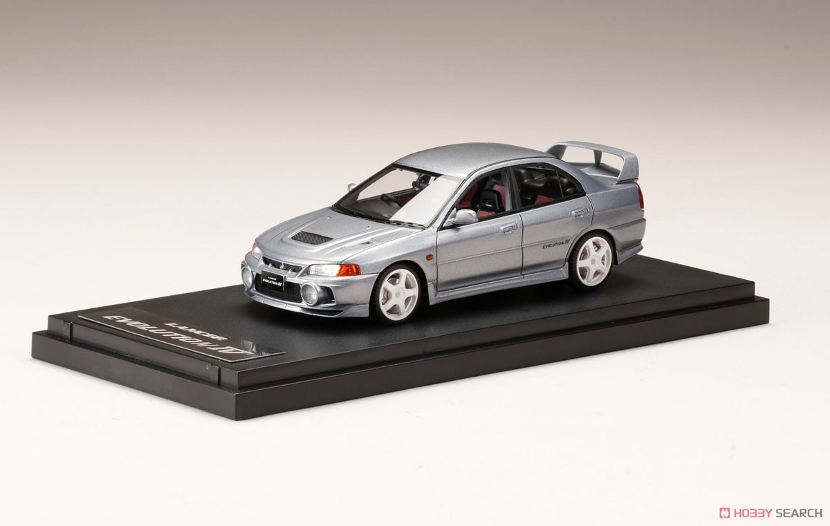 Mitsubishi Lancer GSR Evolution IV (CN9A) Custom Version Steal Silver (Diecast Car) Item picture1