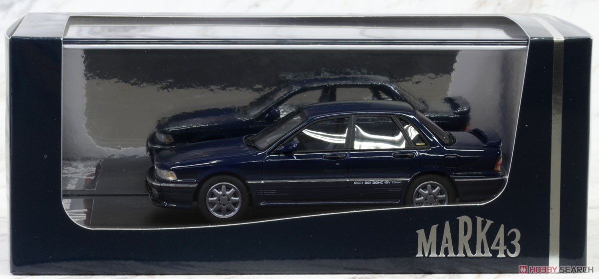 Mitsubishi Galant VR-4 (E39A) 1990 Super Cosmic Blue (Diecast Car) Package1