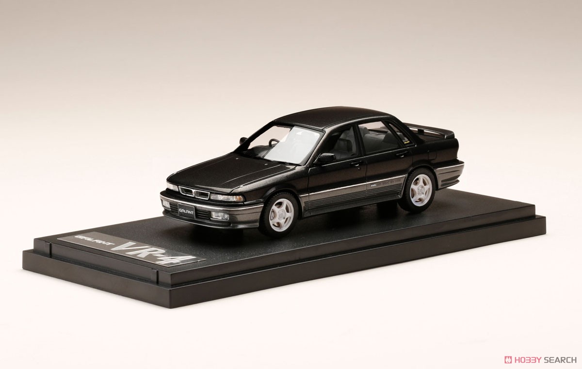 Mitsubishi Galant VR-4 (E39A) 1990 Custom Version Lamp Black / Chateau Silver 2 Tone (Diecast Car) Item picture1